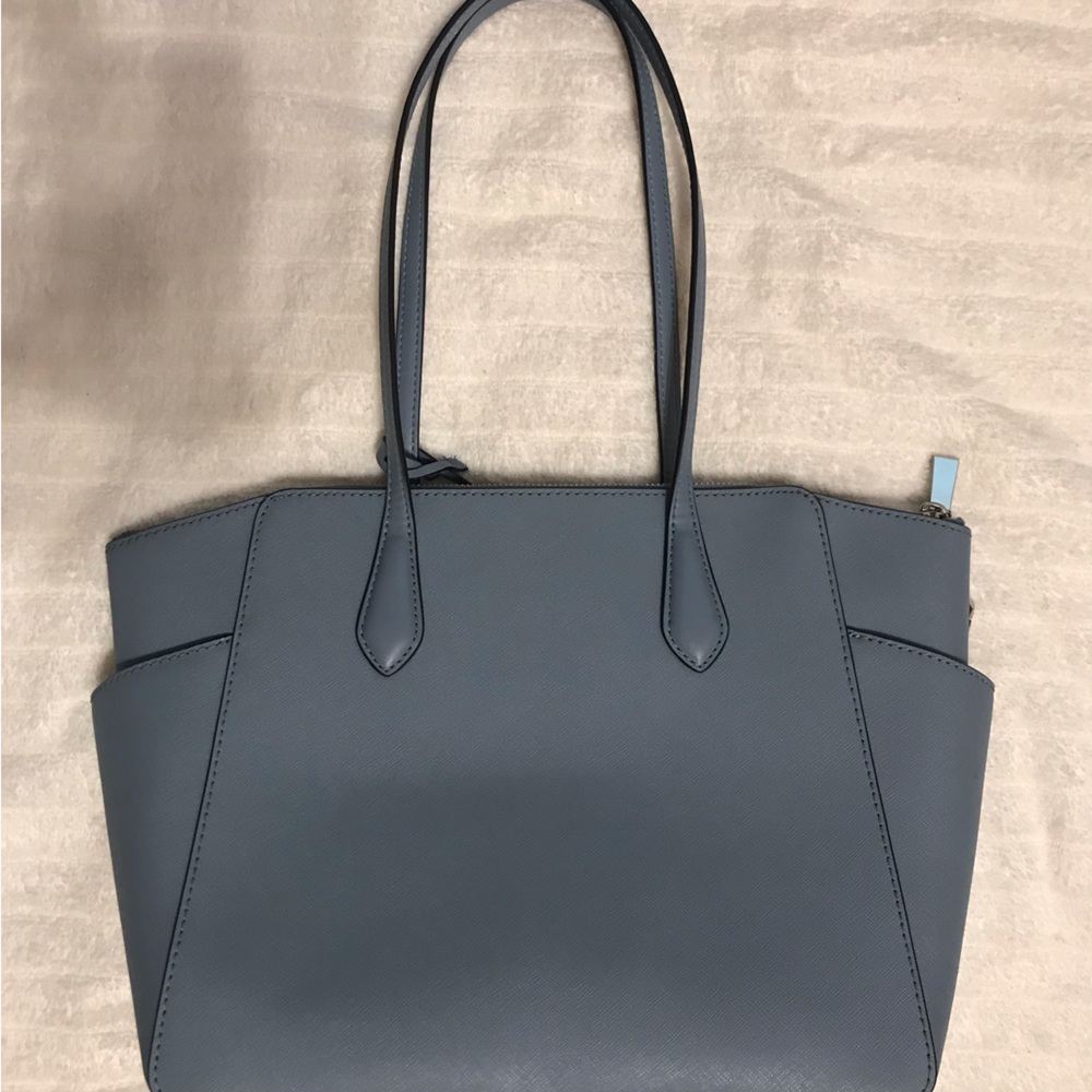 NWT Michael Kors NEW BUNDLE Large Leather Top-Zip Satchel & Matching Billfold - Picture 3 of 15